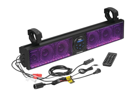 Boss Audio Plug-N-Play Series RGB 26 Inch Roll Cage Soundbars - BRT26RGB