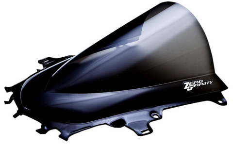 Zero Gravity Double Bubble Windscreen for 2015-19 Yamaha YZF-R1 - Dark Smoke - 16-542M-19