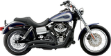 Cobra USA 6229B Speedster Short Swept Exhaust for Harley Dyna Low Rider / Wide Glide