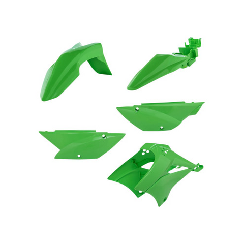 Acerbis Standard Plastic Kit for 2010-23 Kawasaki KLX110 - Green - 2780500006