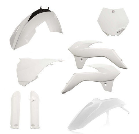 Acerbis Full Body Plastics Kit for 2013-17 KTM 85 SX - White - 2314340002