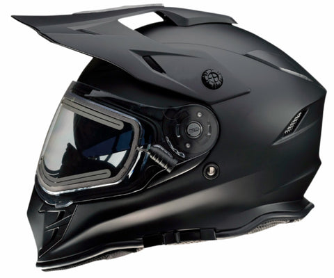 Z1R Range Snow Electric Dual Pane Helmet - Flat Black - Small