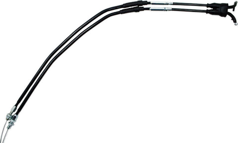 Motion Pro Black Vinyl Throttle Push-Pull Cable Set for Suzuki SV650 - 04-0259