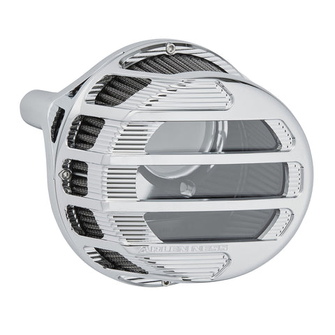 Arlen Ness Sidekick Air Cleaner for 2000-17 Harley Touring (Excludes TBW) - Chrome - 81-305