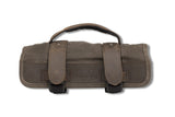 Burly Brand B15-1030D - Voyager Tool Roll - Wet Waxed UV treated cotton canvas - Dark Oak