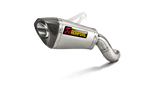 Akrapovic Titanium Slip-On Muffler for 2017-19 Kawasaki Z900 - S-K9SO4-ASZT