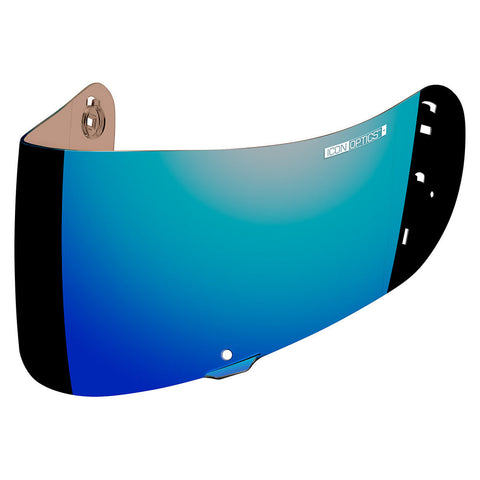 ICON Optics Shield Anti-Fog Outer Shield for Airframe Pro / Airform / Airmada Helmets - RST Blue