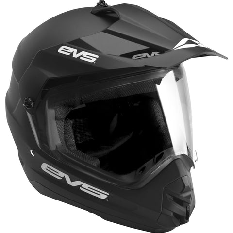 EVS T5 Dual Sport Venture Helmet - Matte Black - Large