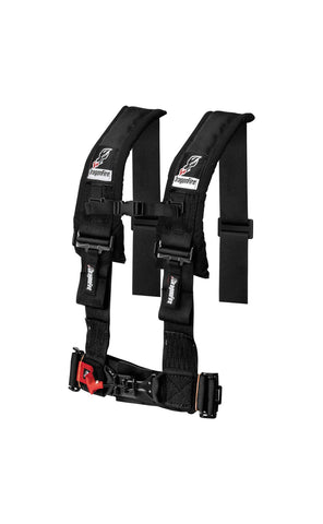 Dragonfire Racing 4-Point H-Style UTV Harness Restraints - 3 Inch - Black - 14-0041