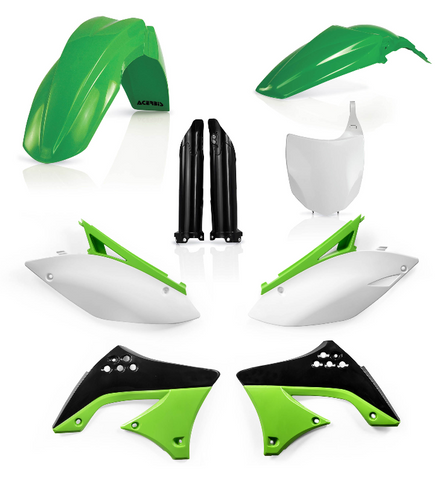Acerbis Full Replacement Plastics Kit for 2009-11 Kawasaki KX450F - Original 10 - 2198060145