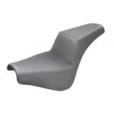 Saddlemen Step-Up 2-Up Seat for 2018-22 Harley Softail Street Bob/Standard - Black/Gripper - 818-30-174