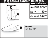 Zero Gravity Double Bubble Windscreen for 2006-07 Suzuki GSX-R600/750 - Dark Smoke - 16-110-19