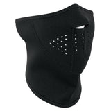 ZAN HeadGear Neoprene 3-Panel Half Mask - Solid Black - WNFM114H3