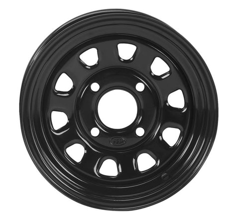 ITP Delta Steel Black Wheel Rim - 14x7 - 4/156 12mm - 4+3 - Black - 1422755014B