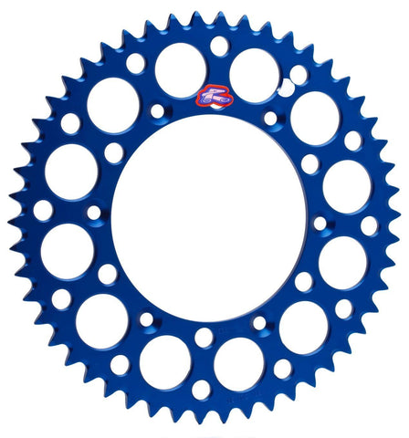 Renthal Ultralight Rear Sprocket - 520 Chain Pitch x 52 Teeth - Blue - 150U-520-52GBBU