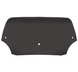 Memphis Shades Batwing Spoiler Windshield - 6.5 Inch - Dark Black Smoke - MEP84110