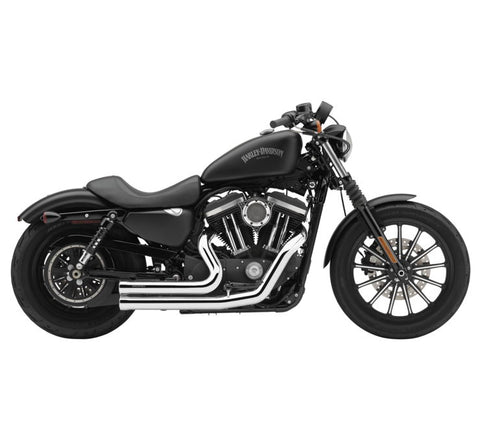 Cobra 909 Speedster Exhaust for 2014-18 Harley Sportster models - Chrome - 6705