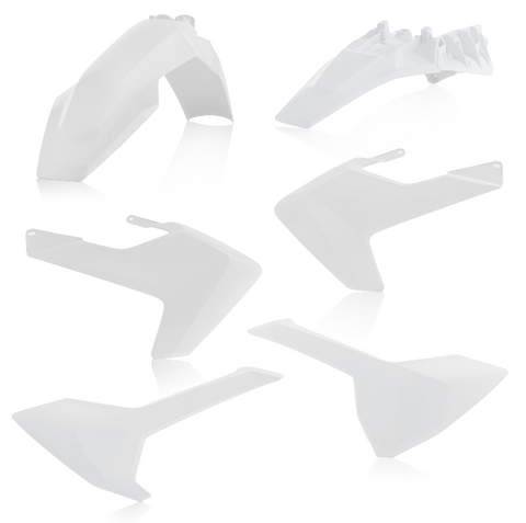 Acerbis Standard Plastic Kit for 2018-21 Husqvarna TC85 - White - 2686456811