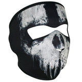 ZANHeadgear Neoprene Full Face Mask - Skull Ghost - WNFM409