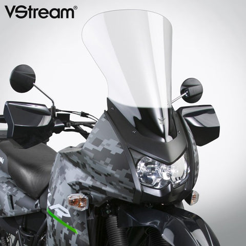 National Cycle VStream Touring Windscreen for 2008-17 Kawasaki KLR650 - Clear - N20114