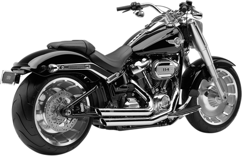Cobra USA Speedster Slashdown Exhaust System for 2018-22 Harley Softail Breakout/Fat Boy - Chrome - 6863