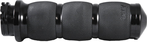 Avon Grips Air Cushion Heated Grips for Harley Dyna / XL - Black - AIR-90-ANO-HT