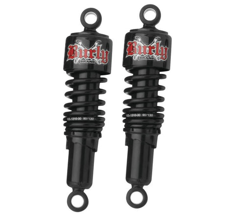 Burly Brand B28-1200B - Slammer Shocks - Harley-Davidson XL Models - Black