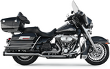 Bassani True-Dual Down Under Headpipe for 2009-16 Harley FL Touring models - Chrome - 11415A