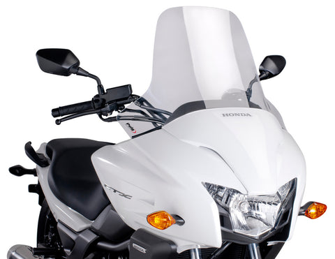 Puig Touring Windscreen for 2014-17 Honda CTX700 - Clear - 7227W