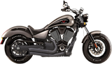 Bassani Pro-Street Exhaust System for 2006-15 Victory models - Black - 6V23DB