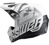 Answer Racing AR1 V2 Bold Motocross Helmet - White/Black - Youth Large