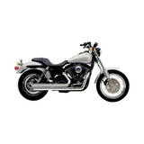 Cobra USA Speedster Slashdown Exhaust for Harley Dyna models - Chrome - 6855