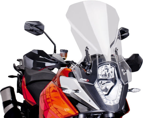 Puig Touring Windscreen for 2013-15 KTM 1190 Adventure - Clear