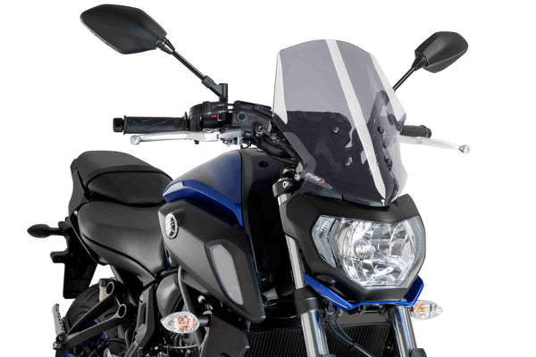 Puig New Generation Touring Windscreen for Yamaha MT-07 - Smoke