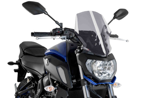 Puig New Generation Touring Windscreen for Yamaha MT-07 - Smoke - 9667H
