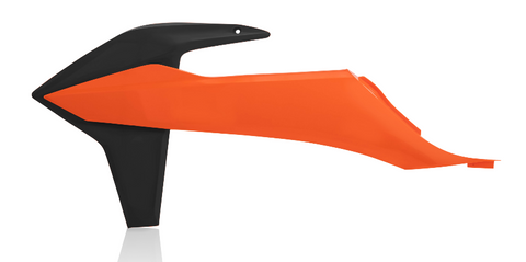 Acerbis Radiator Shrouds for KTM models - 16 Orange/Black - 2726515225