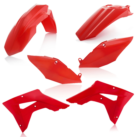 Acerbis Standard Replacment Plastics Kit for 2017-21 Honda CRF models - Red - 2645460227