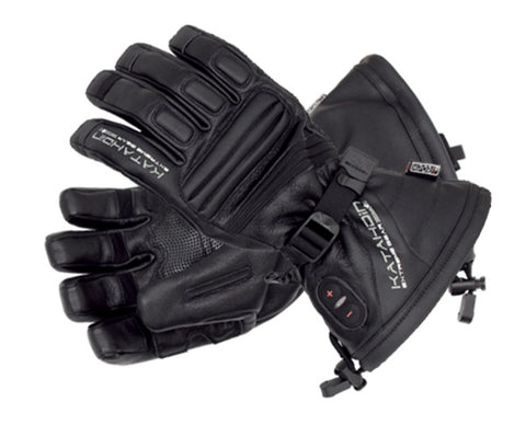 Katahdin Gear Torch Leather Heated Gloves - Black - Small