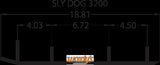 Woodys ESL3-3200 Extender Trail III Flat-Top 4 Inch 60 Degree Carbide Runners