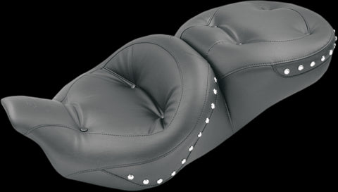 Mustang Regal One-Piece Touring Seat for 2008-18 Harley Road King / Glide - 76037
