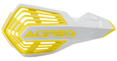 Acerbis X-Future Hand Guards - White/Yellow - 2801961070