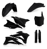 Acerbis Full Replacement Plastics Kit for 2014-21 Kawasaki KX85 / KX100 - Black - 2374110001