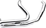 Cobra Powerport Head Pipes for 2017-22 Harley FL Touring models - Chrome - 6255