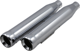 Cobra USA Neighbor Hater Mufflers for 1991-08 harley Dyna Models - Chrome - 6045