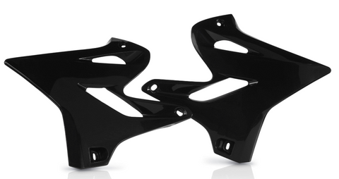 Acerbis Radiator Shrouds for 2015-21 Yamaha YZ / WR - Black - 2402980001