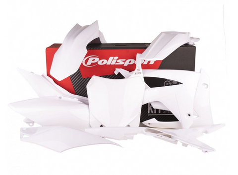 Polisport MX Complete Replica Plastics Kit for 2014-17 Honda CRF250R - White - 90561