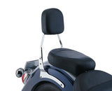 Cobra USA Standard Sissy Bar with Pad for 2007-09 Honda VTX1300R/S - Chrome - 02-5161