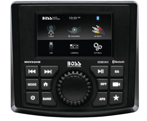 Boss Audio Systems Gauge-Style Mech-Less Multimedia Player - MGV520B