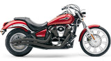 Cobra USA Speedster Swept Exhaust System for 2006-20 Kawasaki VN900 Vulcan - Black - 4218B