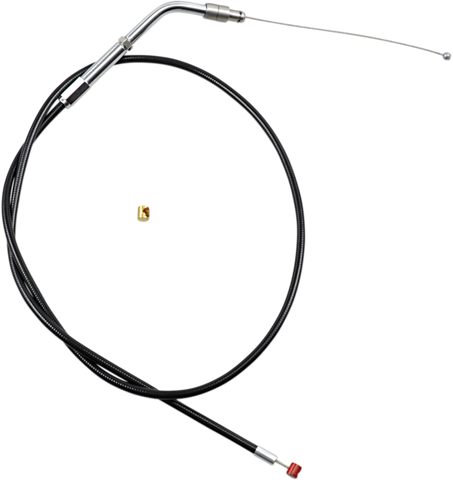 Barnett 101-30-30022 Black Vinyl Throttle Cable for 2000-01 Harley XL 883C/1200C models